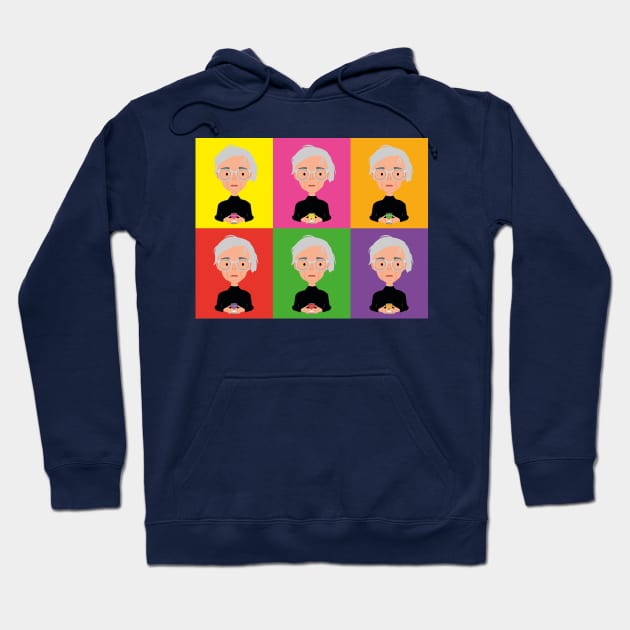 Warhol colors Hoodie by Creotumundo